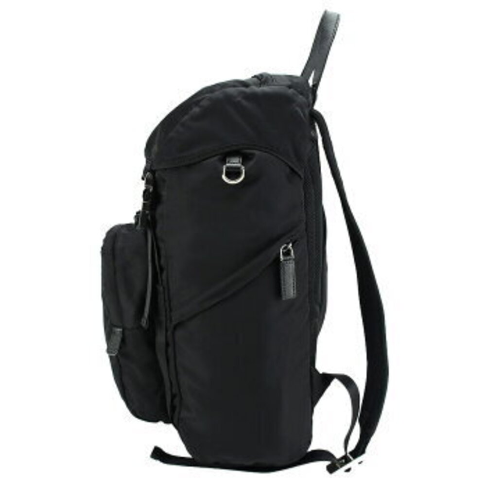 Prada side logo Nero backpack Black Tessuto - Picture 4 of 6
